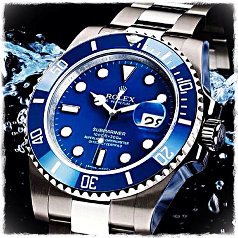 rolex submariner schwarz blau